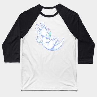 Dinosaur - Prehistoric Unicorn Styracosaurus (Blue) Baseball T-Shirt